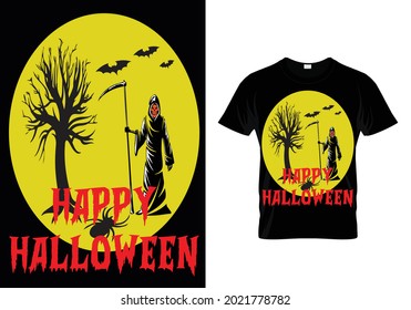 Happy Halloween Funny T-shirts Design
