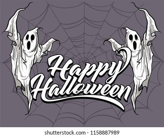 happy halloween ghost