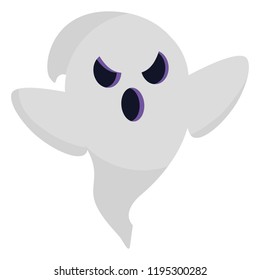happy halloween ghost character