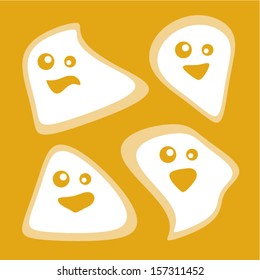 Happy Halloween Ghosts