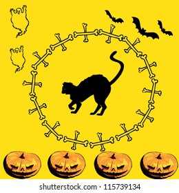 Happy Halloween greeting card