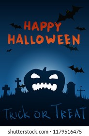 Happy Halloween greeting card