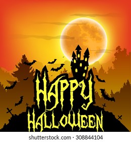 Happy Halloween Greeting card