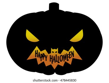 Happy halloween greeting card