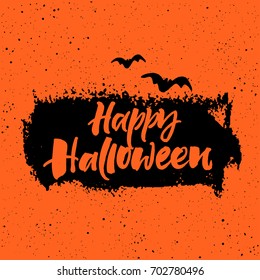 Happy Halloween greeting card