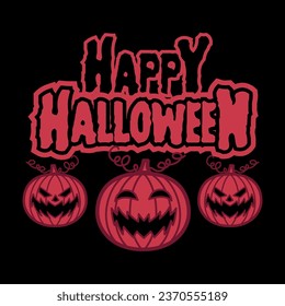 Happy Halloween Greeting Card Design