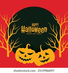 Happy Halloween. Hand drawn creative calligraphy and brush pen lettering. Vector illustration EPS10