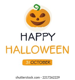 Happy Halloween held on 31 October.