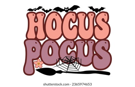 Happy Halloween Hocus Focus Crafts Gnome Design, Magic Clipart Halloween Illustration, Halloween Hocus Focus.