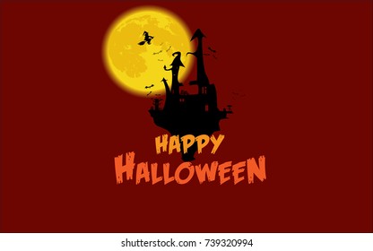 Happy Halloween. Holiday. vector. lettering. text. web. card. Layout/Design  Background