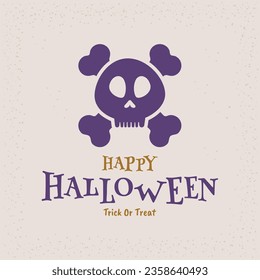 Happy Halloween Icon Vector Design.