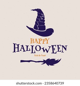 Happy Halloween Icon Vector Design.