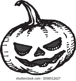 Happy Halloween icon vector illustrator design isolated on white background.
