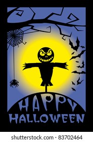 happy halloween illustration