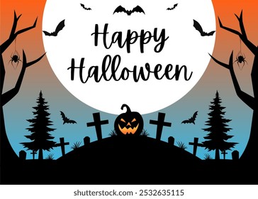 Happy Halloween Illustration Designs, Spooky Themed Artwork, Festive Graphics, Eerie Characters and Elements, Colorful Halloween Decor, Perfect for Cards, Invitations, and Seasonal Celebrations.