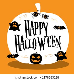 Happy Halloween Illustration Vector