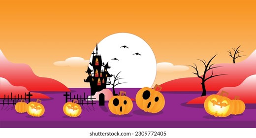 Feliz Halloween para vector de ilustración - vector