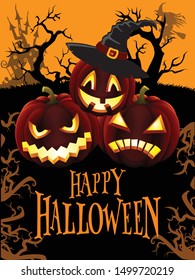 Happy Halloween illustration - vector format