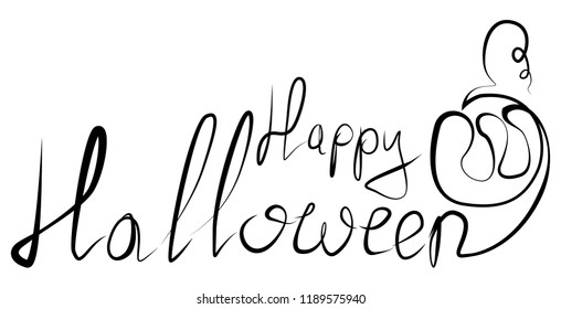 happy Halloween inscriptions