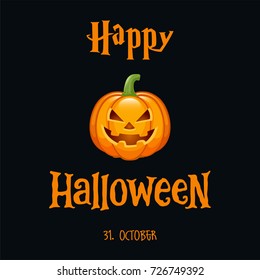 Happy Halloween invitation card