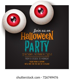 Happy Halloween Invitation Card