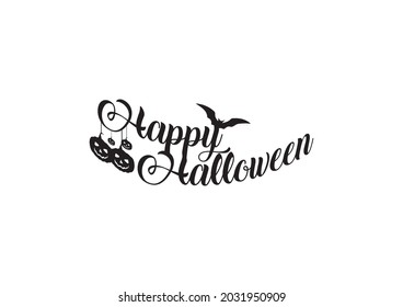 Happy Halloween Letter Logo And icon Design 3