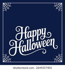 Happy Halloween Lettering Banner Design.
