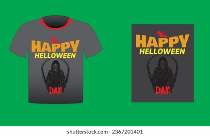Happy Halloween lettering and pumpkins. Greeting cards, posters, banners, flyers and invitations. Happy Halloween text, holiday background stock illustration