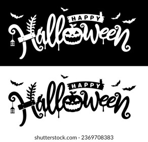 Imagen de vector del logotipo de Halloween