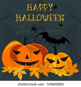 Happy Halloween message design background