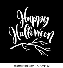 Happy Halloween message design background.
