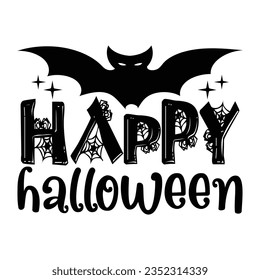 Happy Halloween,  New Halloween SVG Design Vector File.