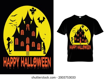 Happy Halloween Nice T-shirt Design