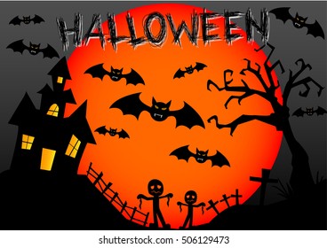 Happy Halloween night day