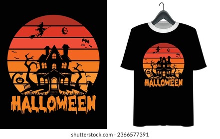 Happy Halloween Night Party T shirt Design