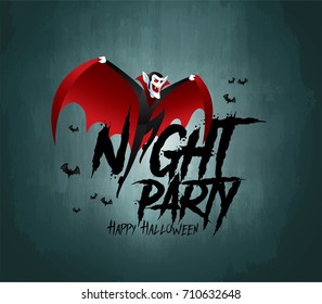 Feliz ilustración vectorial de la fiesta de Halloween.