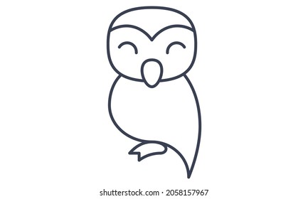 happy halloween owl icon vector illustration design