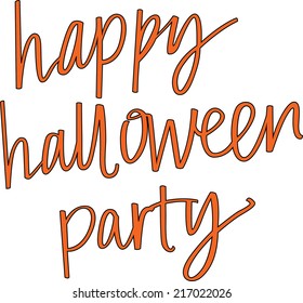 happy halloween party