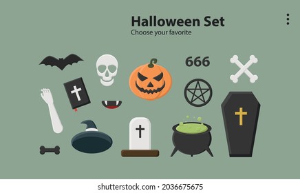 happy halloween party background wallpaper icon october template cartoon pattern pumpkin vector illustration holiday flyer web witch bat scary ghost card skull concept banner evil celebration cute