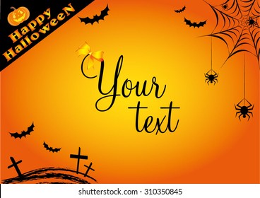Happy Halloween party card