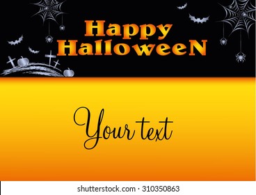 Happy Halloween party card