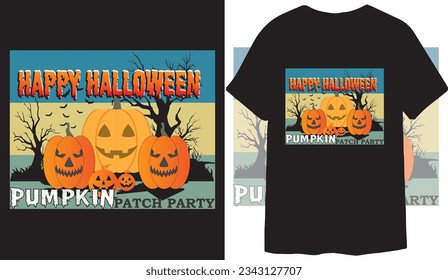 Happy Halloween Party Celebrations T-Shirt Design 