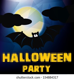Happy Halloween party design. Vector illustration