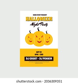 Happy Halloween Party Flyer Design Template...
Halloween Flyer