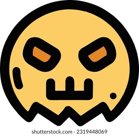 Happy Halloween Party Icon Vector, Halloween silhouette icon, Vector illustration 31