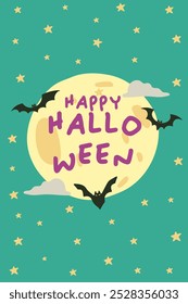 Feliz Dia das Bruxas. Feliz convite de festa de Halloween vetor de cartão. Cartazes ou panfletos felizes da festa de Halloween. Halloween Truque ou Trate mídia social pós-ilustração vetor. Assustador. 