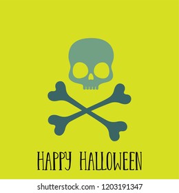 Happy halloween party invitations or greeting cards. Vector pattern 