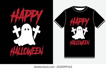 Happy Halloween party night t shirt design for ,Happy Halloween t shirt ,Halloween day ,trendy Halloween t shirt design.