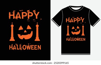 Happy Halloween party night t shirt design for ,Happy Halloween t shirt ,Halloween day ,trendy Halloween t shirt design.