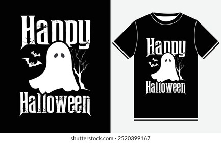 Happy Halloween party night t shirt design for ,Happy Halloween t shirt ,Halloween day ,trendy Halloween t shirt design.